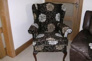 Wing chair (after) from project Chair Upholstery